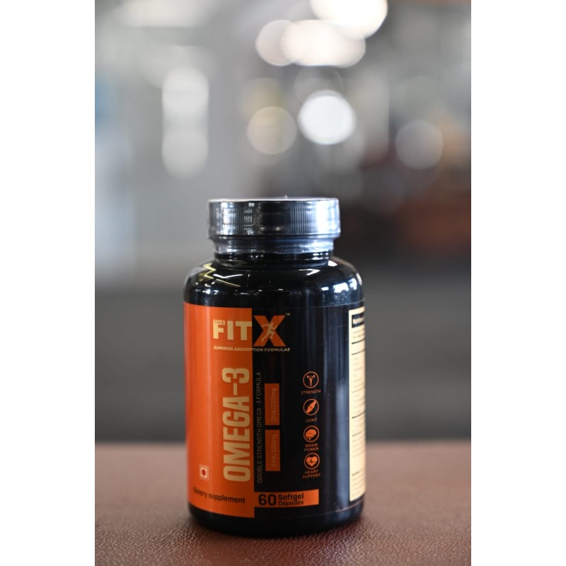 FitX Omega 3 Double Fish Oil Soft Gel